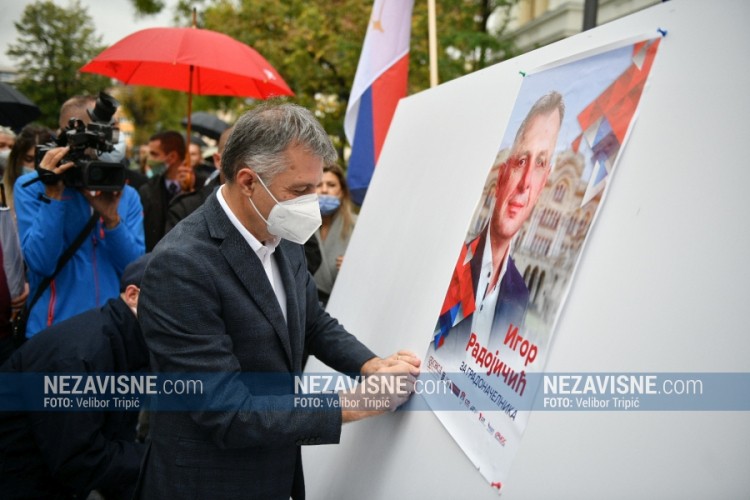 Radojičić i koalicioni partneri krenuli u kampanju