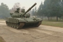 U Nišu priređen tehnički prikaz ruskih tenkova T-72MS