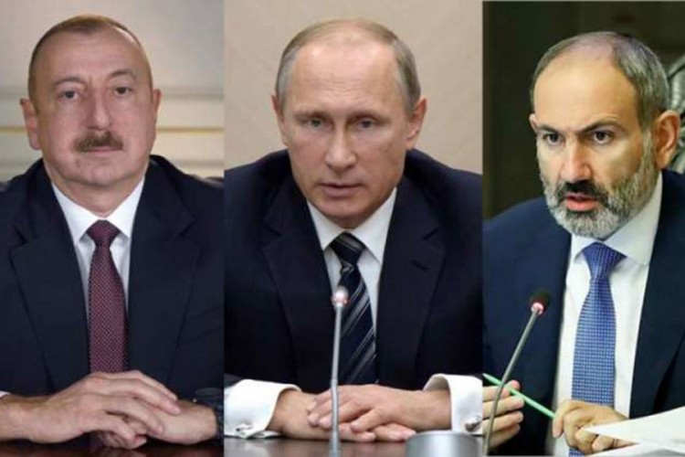 Putin, Alijev i Pašinjan zadovoljni poštovanjem sporazuma