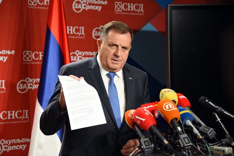 Dodik: SPS nije potpisao koalicioni sporazum