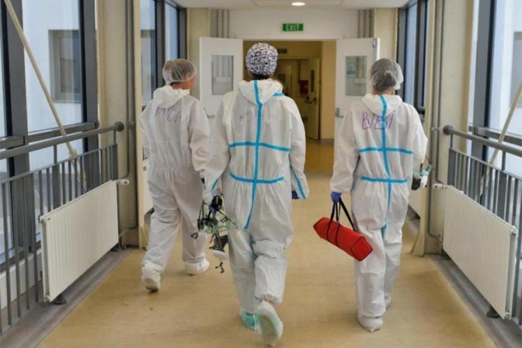 Požar u kovid bolnici u Nišu, eksplodirala boca sa kiseonikom