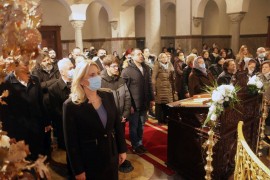 Cvijanovićeva prisustvovala Svetoj arhijerejskoj liturgiji