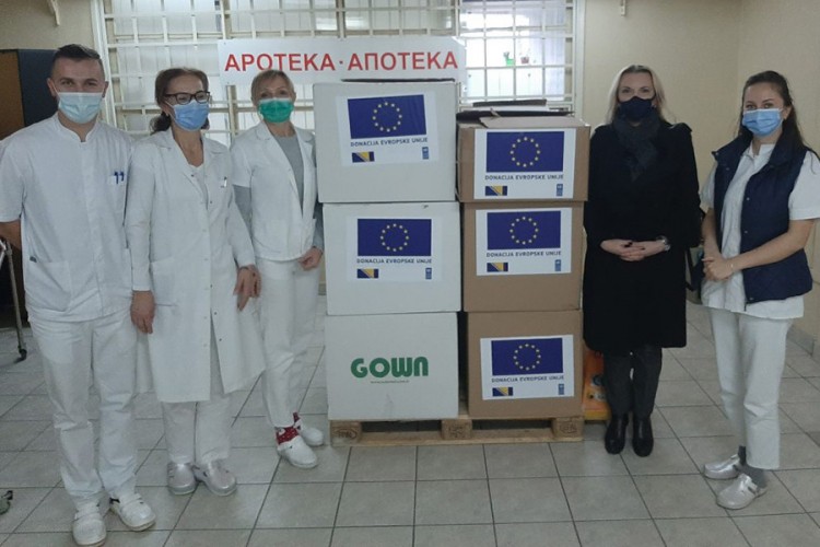 EU za četiri dana dostavila BiH medicinsku opremu vrijednu 107.061 KM