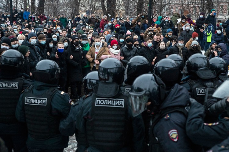 Rusija: Na protestima podrške Navaljnom uhapšeno 1090 ljudi