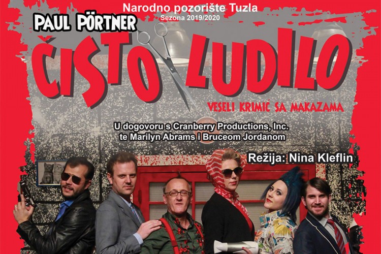 Narodno pozorište Tuzla u 2021. ulazi sa komedijom "Čisto ludilo"