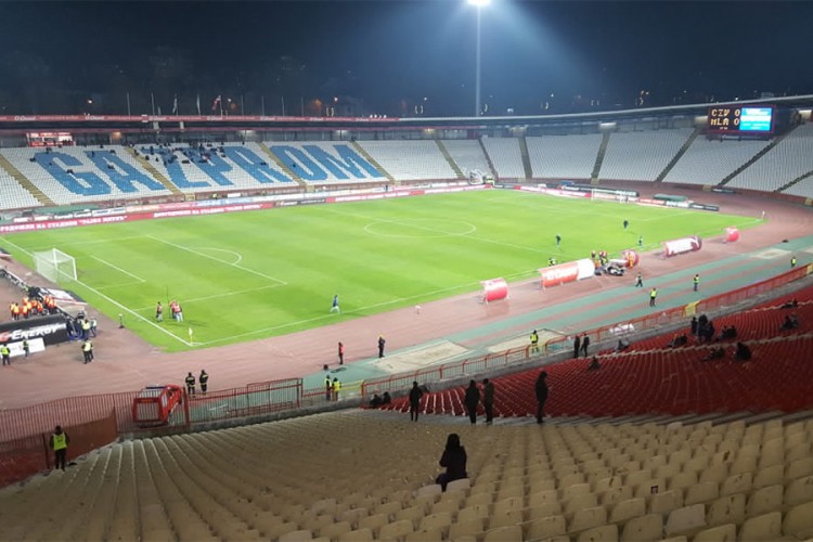 UEFA odobrila 30 odsto kapaciteta stadiona na meču Crvena zvezda-Milan