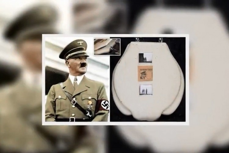 Na prodaju daska WC šolje Adolfa Hitlera