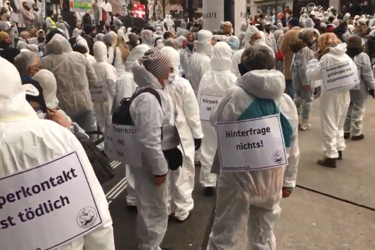 Protesti protiv epidemioloških mjera u švajcarskom poreskom raju