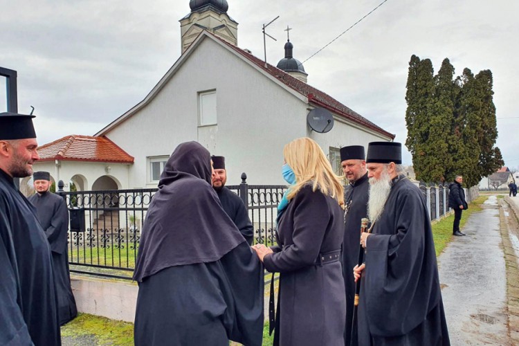 Cvijanovićeva posjetila manastir Jasenovac