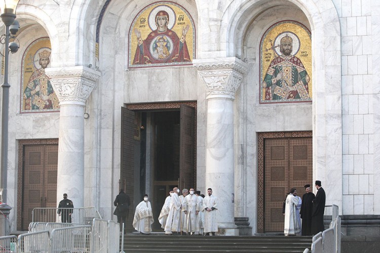 Izbor patrijarha: U toku liturgija u Hramu Svetog Save