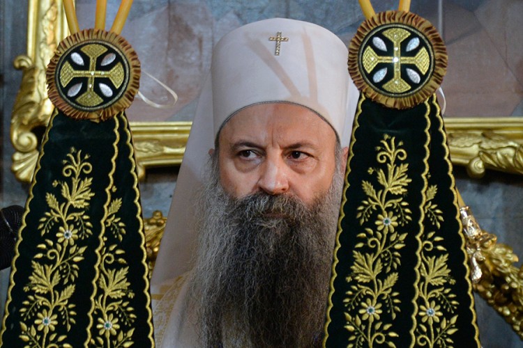 Patrijarh srpski Porfirije služio prvu liturgiju