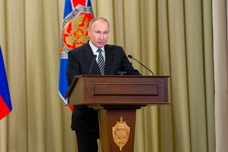 Putin: Ruska policija spriječila 72 teroristička napada 2020.