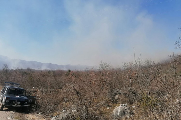 Požar između tri sela kod Trebinja stavljen pod kontrolu