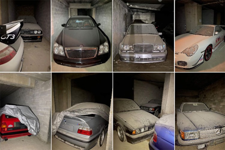 U bunkeru otkrivene desetine Mercedesa, BMW-a i Porschea