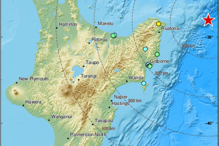 Zemljotres jačine 5,8 stepeni Rihtera na Novom Zelandu