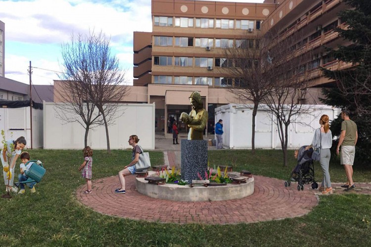 Majka Hrabrost dobija skulpturu ispred banjalučkog porodilišta