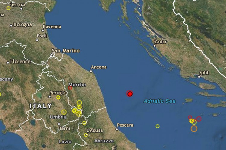 Novi zemljotres u Jadranu