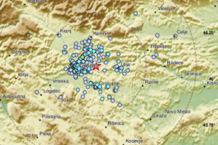 Potres u blizini Ljubljane: "Kao da je nešto eksplodiralo"