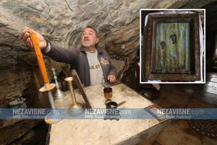 Pećina u Čajniču sačuvala čudotvornu ikonu