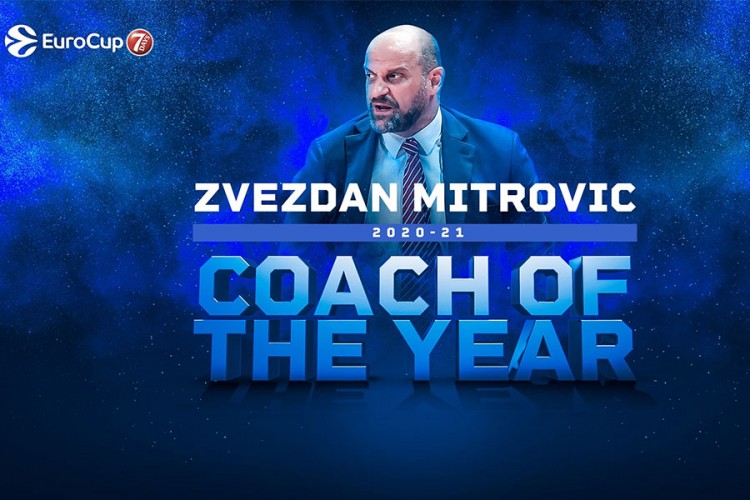 Zvezdan Mitrović najbolji trener Evrokupa
