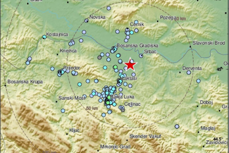 Zemljotres u Banjaluci