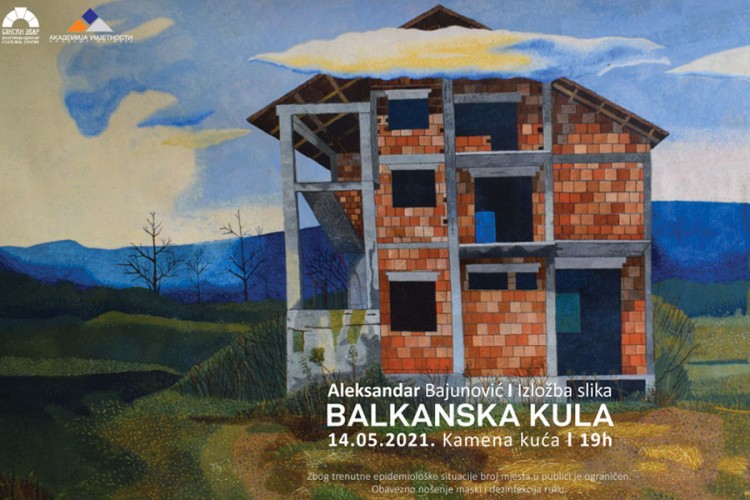 Izložba "Balkanska kula" Aleksandra Bajunovića u petak u Kamenoj kući