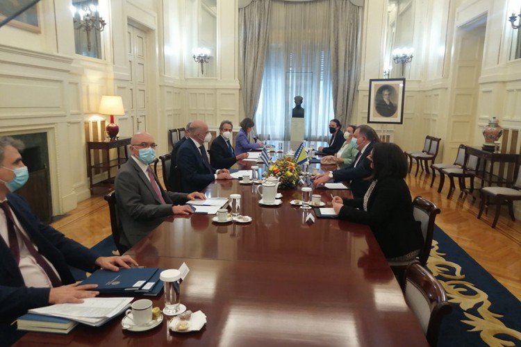 Dodik se sastao sa grčkim šefom diplomatije