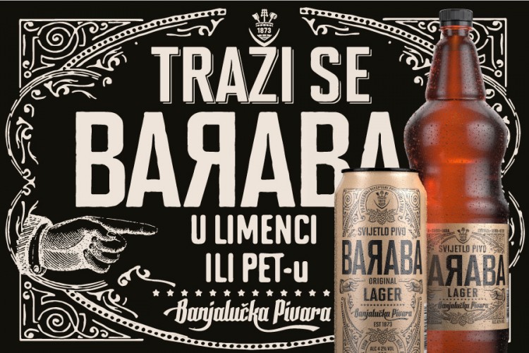 "Baraba" novi brend Banjalučke pivare