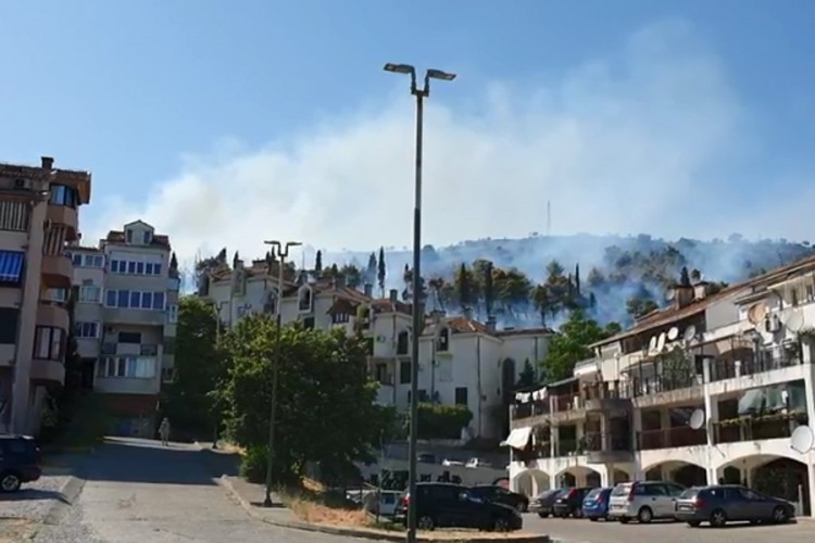Gori i u Podgorici, vatra prijeti kućama