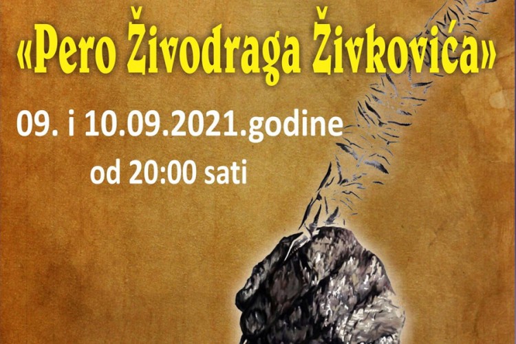 "Pero Živodraga Živkovića" 9. i 10. septembra u Zenici