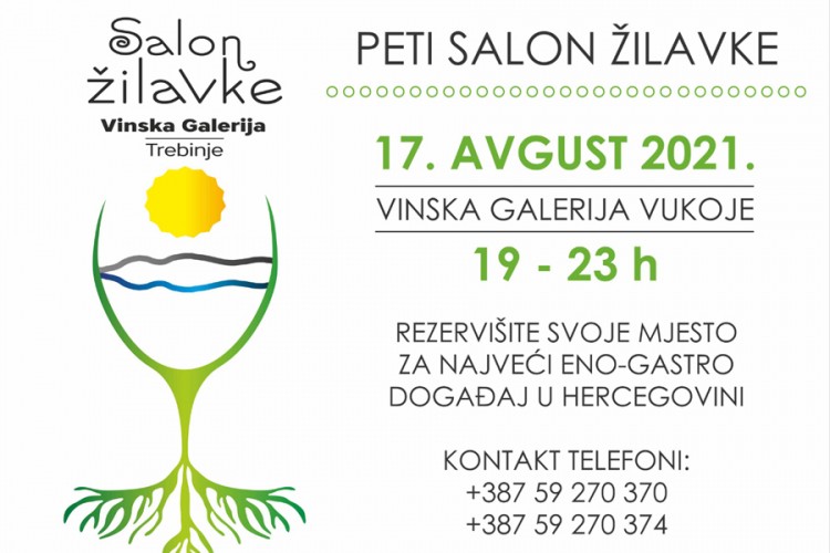 Vinska galerija Vukoje: Peti "Salon žilavke" 17. avgusta