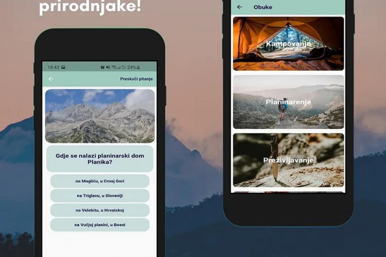 Ognjen Lazić iz Teslića napravio prvu aplikaciju za obuku planinara