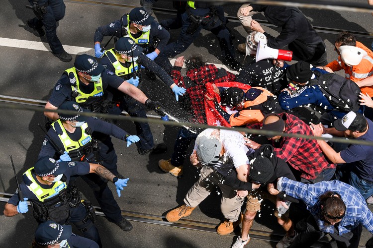 Masovno hapšenje u Australiji na protestima protiv karantina