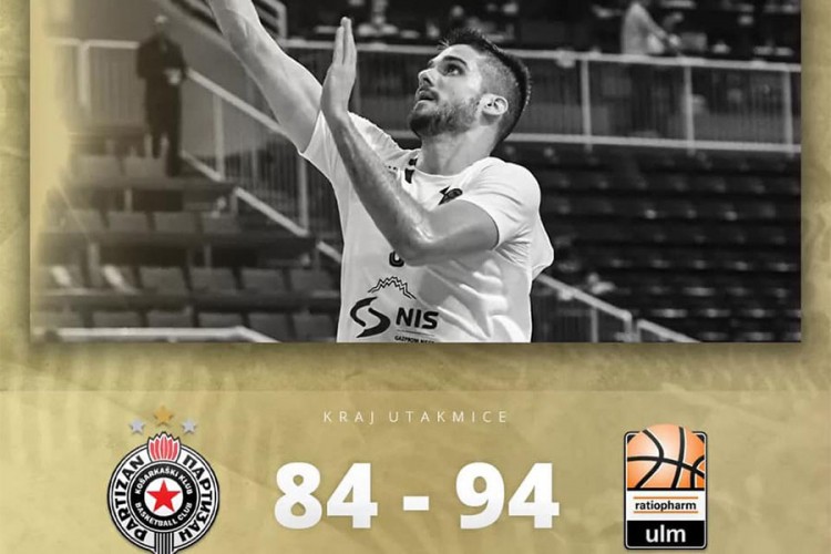 Poraz košarkaša Partizana od Ulma