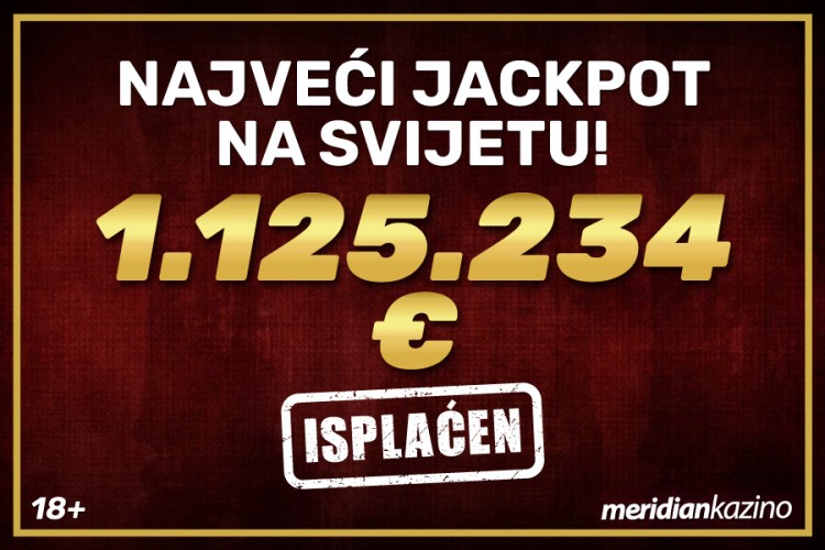 Meridian jackpot dobitnik otkrio šta ima u planu sa 1.1 milion evra