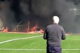 Bukti požar na stadionu na kom će igrati Engleska