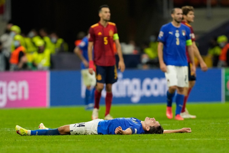 Kraj serije Italijana, Španija u finalu Lige nacija