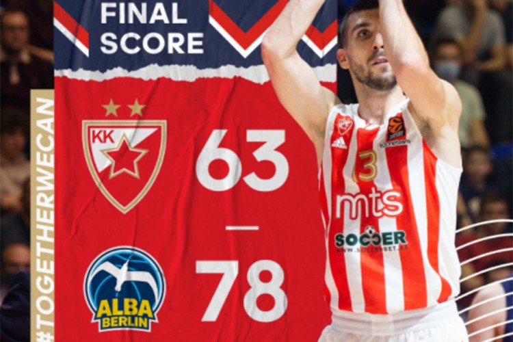 Ubjedljiv poraz Zvezde, Alba slavila u Beogradu