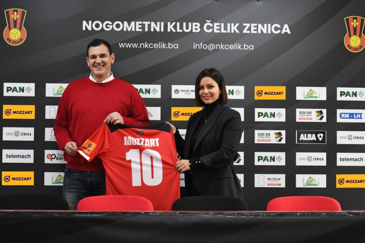 Zenica se vraća na fudbalsku mapu - Mozzart podržao NK Čelik