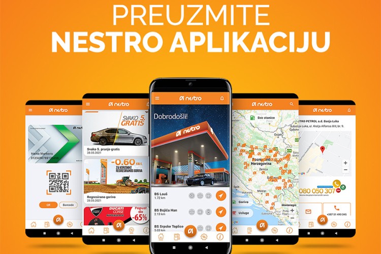 Za informacije na dlanu instalirajte Nestro mobilnu aplikaciju
