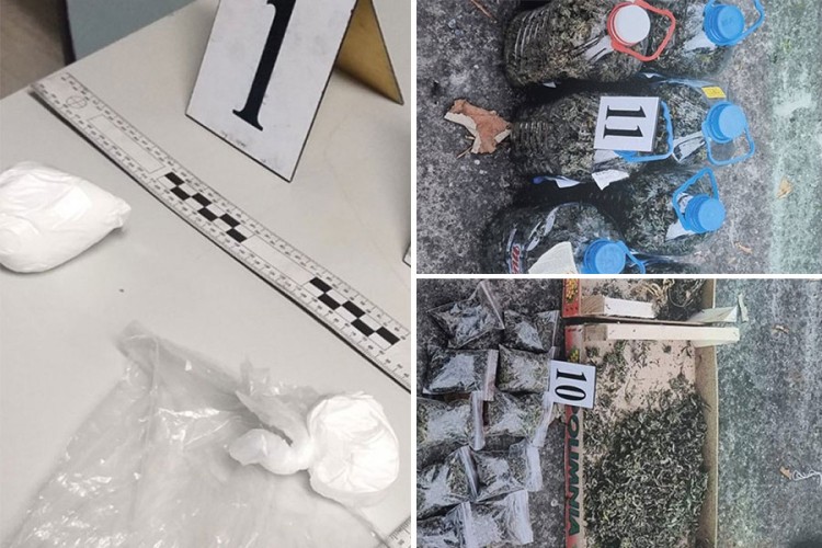 SIPA uhapsila 13 osoba, oduzet kokain, bombe i automobili