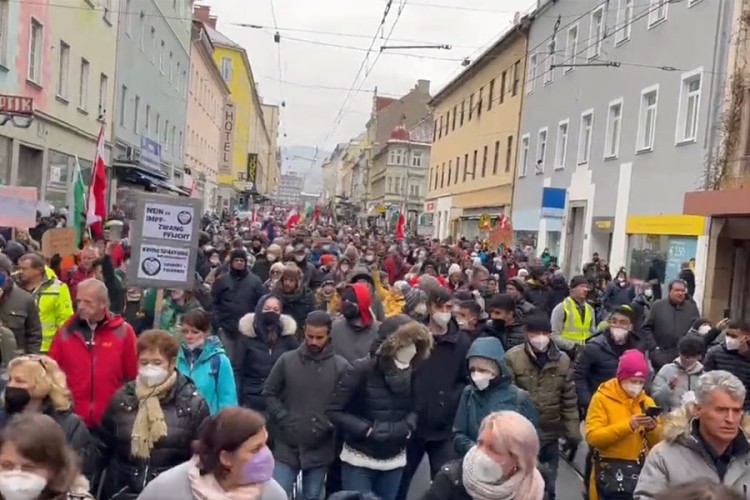 Protesti u Austriji protiv korona mjera