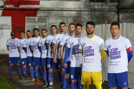 Fudbaleri Zrinjskog i Leotara ujedinjeni u borbi protiv nasilja nad ženama