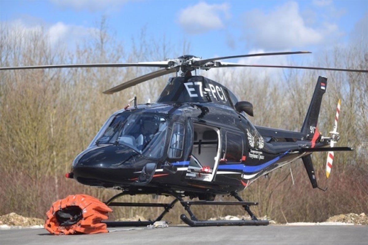 Izvršen 40. medicinski transport: Pacijent helikopterom iz Trebinja prebačen u UKC RS