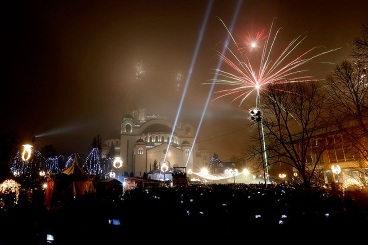 Svečano širom Srpske povodom dočeka pravoslavne Nove godine