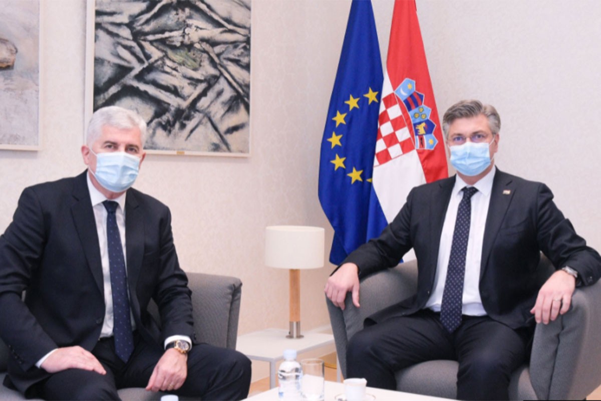 Čović i Plenković pozvali na hitne izmjene Izbornog zakona BiH
