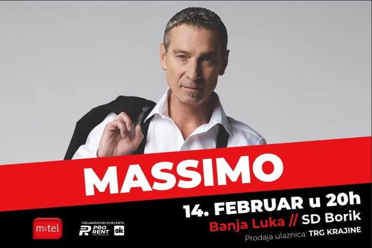Počela prodaja ulaznica za Massimov koncert u Banjaluci