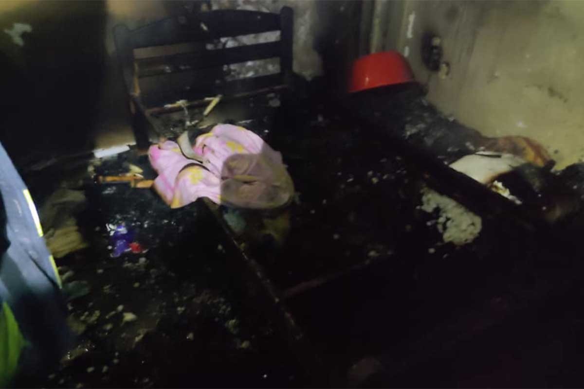 Izgorio stan u Banjaluci, povrijeđena vlasnica