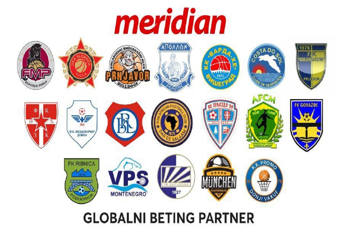 Kompanija Meridian: Podrška sportskim klubovima širom svijeta