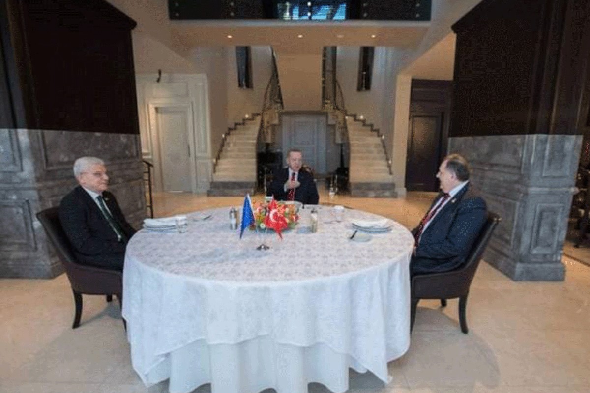 Dodik i Džaferović se sastali sa Erdoanom